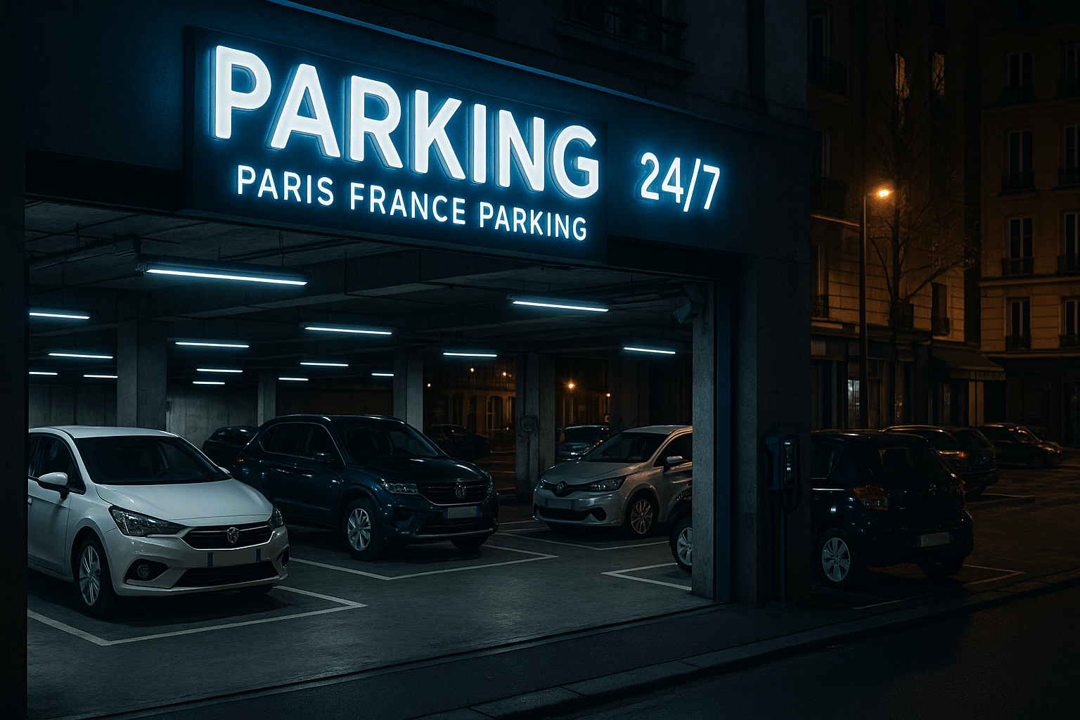 Stationner la nuit à Paris : sécurité, confort et économies avec Paris France Parking